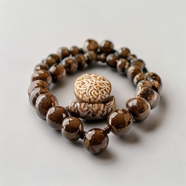 Vintage Tibetan Agate Dzi Olivary Rice Beads - Wholesale Lot